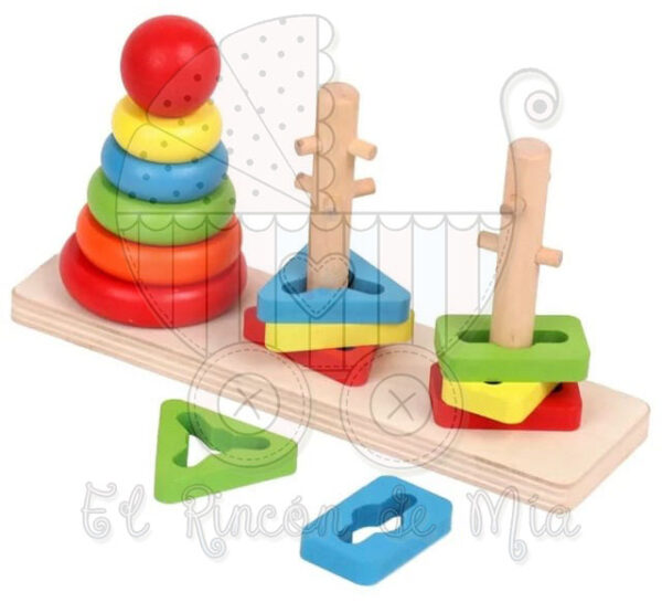 Torre de encaje con dificultad