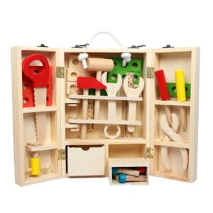 Caja de herramientas de madera