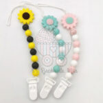 Porta chupete de silicona alimentaria