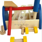 Maletín o caja de herramientas de madera