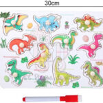 Rompecabezas encaje con pizarra