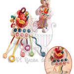 Mordedor Pulpo con estimulación sensorial 4 en 1